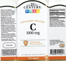 Label for C 1000 mg