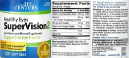 Label for Healthy Eyes SuperVision2
