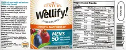 Label for Men's 50+ Multivitamin Multimineral