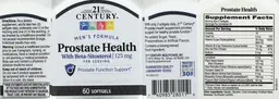 Label for Prostate Health