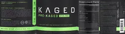 Label for Pre-Kaged Stim-Free Fruit Punch