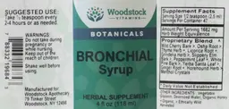 Label for Bronchial Syrup
