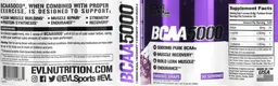 Label for BCAA 5000 Furious Grape