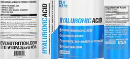 Label for Hyaluronic Acid 200 mg
