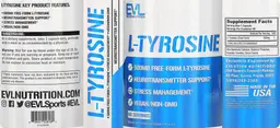 Label for L-Tyrosine 500 mg