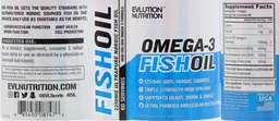 Label for Omega-3 Fish Oil 1250 mg