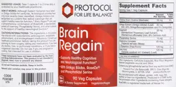 Label for Brain Regain