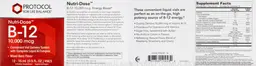 Label for Nutri-Dose B-12 10,000 mcg Mixed Berry Flavor