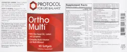 Label for Ortho Multi
