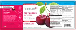 Label for Tart Cherry Gummies Cherry Flavor