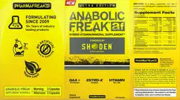 Label for Anabolic Freak Ultra Edition