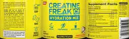 Label for Creatine Freak CF Hydration Mix Pineapple Coconut