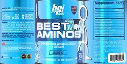 Label for Best Aminos Arctic Ice