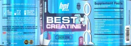 Label for Best Creatine Snow Cone