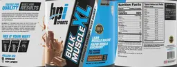 Label for Bulk Muscle XL Chocolate