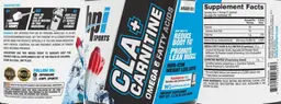 Label for CLA + Carnitine Rainbow Ice
