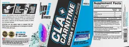 Label for CLA + Carnitine Snow Cone
