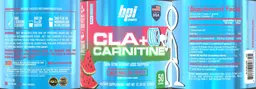 Label for CLA + Carnitine Watermelon Freeze
