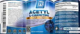 Label for Acetyl L-Carnitine Extra Strength