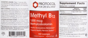 Methyl B12 1,000 mcg Methylcobalamin