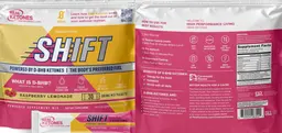 Label for Shift Raspberry Lemonade Flavored