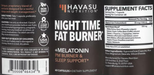 Night Time Fat Burner