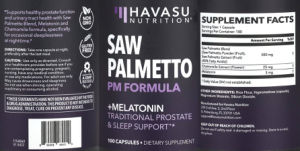 Saw Palmetto PM Formula
