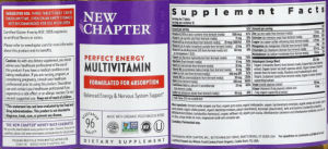 Perfect Energy Multivitamin