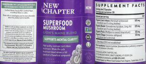 Superfood Mushroom Lion's Mane Blend