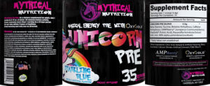 Unicorn Pre Sparkling Blue