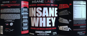 Insane Whey Cookies & Cream