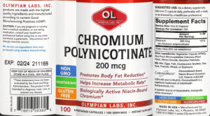 Chromium Polynicotinate 200 mcg