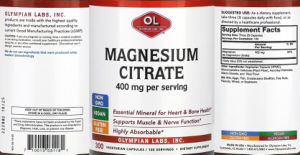 Magnesium Citrate 400 mg