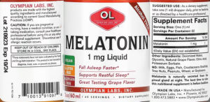 Melatonin 1 mg Liquid Grape Flavor