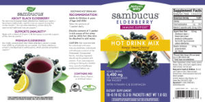 Sambucus Hot Drink Mix Honey Lemon-Berry