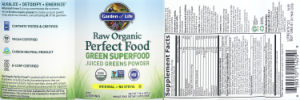 Raw Organic Perfect Food Green Superfood
