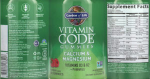 Gummies Calcium & Magnesium Raspberry Fl