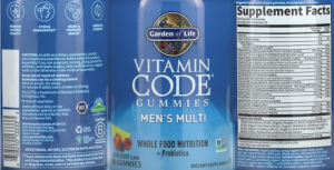 Gummies Men's Multi Lemon Berry Flavor