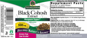 Black Cohosh Extract 500 mg