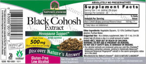 Black Cohosh Extract 500 mg