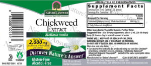 Chickweed Extract 2,000 mg Alcohol-Free