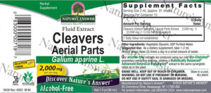Cleavers 2,000 mg Alcohol-Free