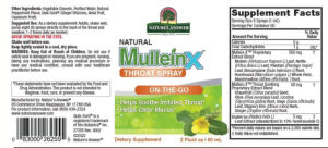 Natural Mullein-X Throat Spray