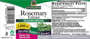 Rosemary Extract 2,000 mg