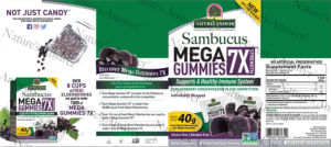 Sambucus Mega Gummies 7X Strength Elderb
