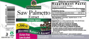 Saw Palmetto Extract 1,200 mg