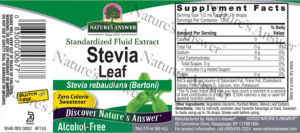 Stevia Leaf Alcohol-Free