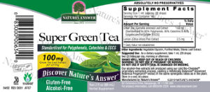 Super Green Tea 100 mg Alcohol-Free