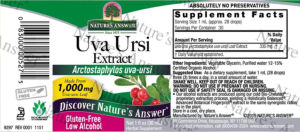 Uva Ursi Extract 1,000 mg