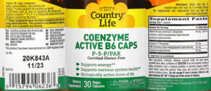 Coenzyme Active B6 Caps